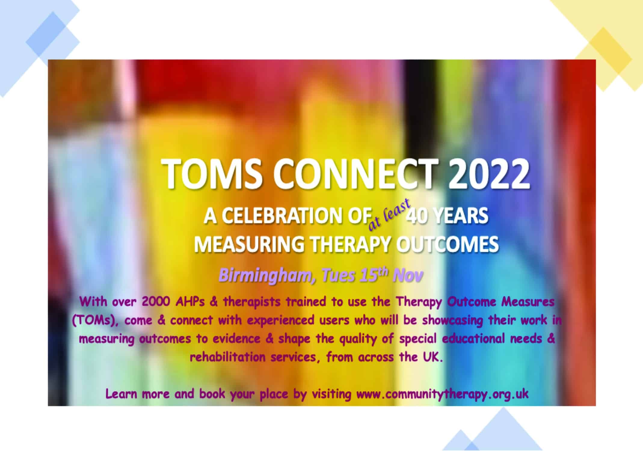 TOMs Connect 2022