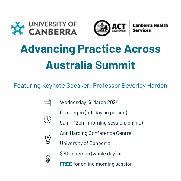 Advancing Practice Across Australia Summit
