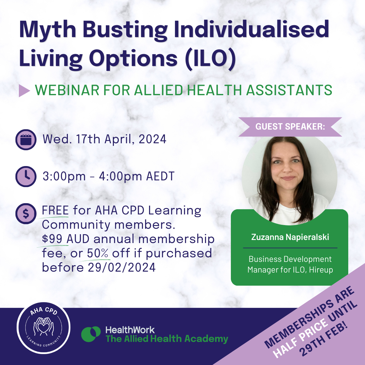 Myth Busting Individualised Living Options (ILO) - CPD Webinar for Allied Health Assistants