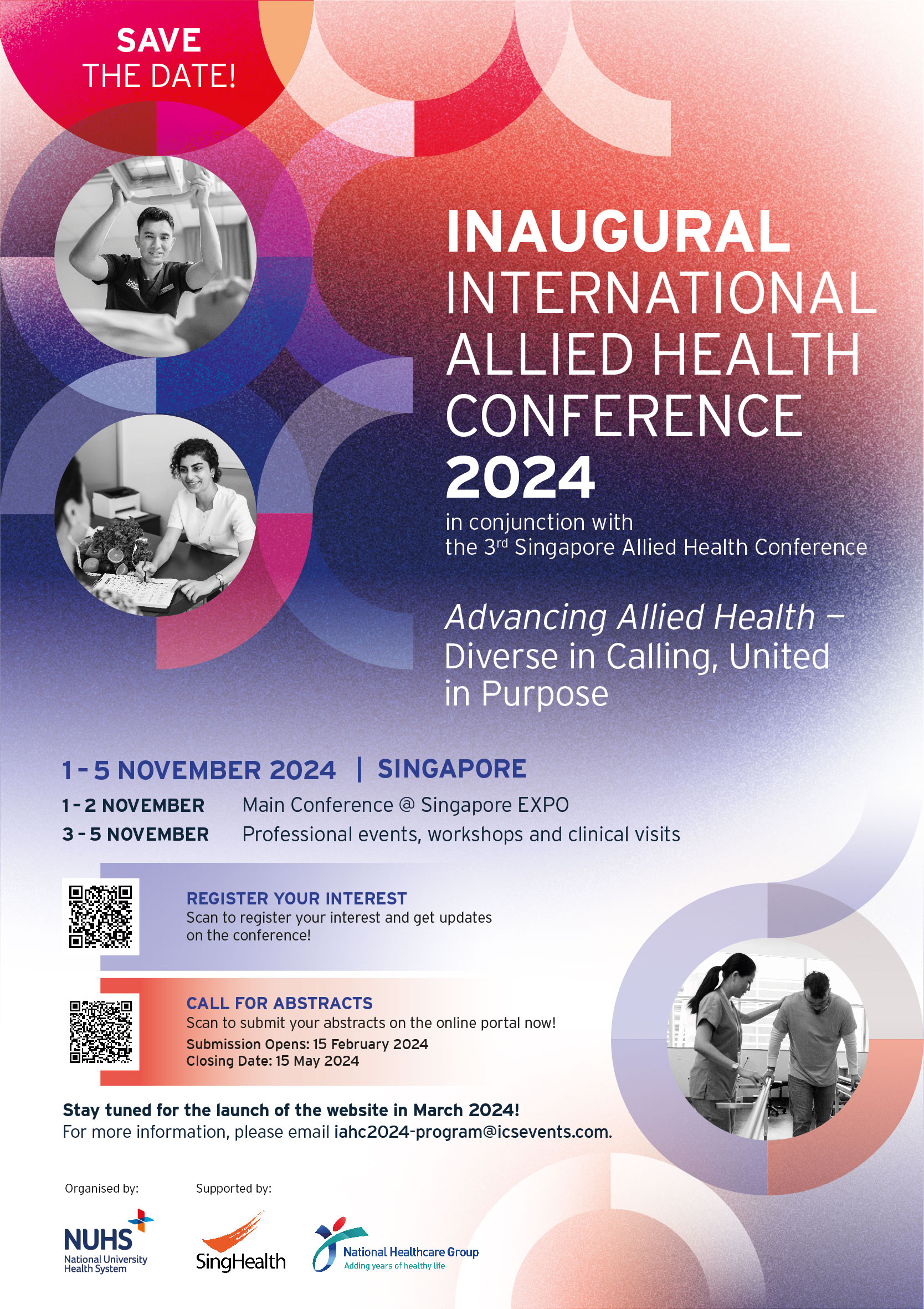 international allied health conference 2024 event poster